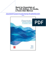 Full Download Test Bank For Essentials of Investments 12th Edition Zvi Bodie Alex Kane Alan Marcus PDF Free