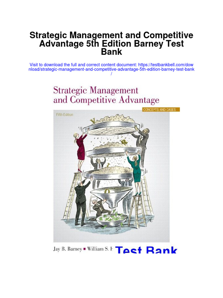 Instant Download Strategic Management and Competitive Advantage 5th ...