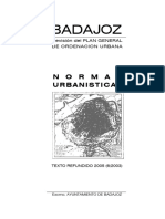 Plan Ordenacion Urbana Badajoz
