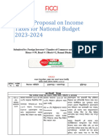 FICCI Income Tax Proposal 2023-24 - 28022023