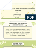 Pemahaman Komite Audit