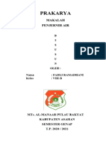 Prakarya: Makalah Penjernih Air