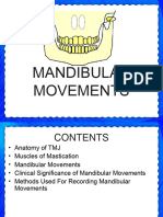 Mandibular Movement