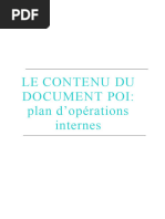 Plan d'Opération Interne (POI) | PDF | La nature