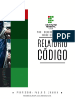 Relatório Código Programação Aplicada À Engenharia - Guilherme Soares e Vinícius Freitas