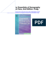 Full Download Test Bank For Essentials of Sonography and Patient Care 2nd Edition Craig PDF Free