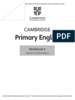 Cambridge Primary English Workbook 6 - 9781108746281 - WB6 - FLE - SAMPLE