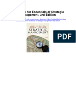 Full Download Test Bank For Essentials of Strategic Management 3rd Edition PDF Free