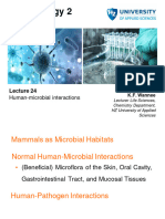 Lecture 24, Human-Microbial Interactions - EN