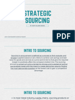 SCM Strategic Sourcing