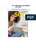 Instant Download Test Bank For Soc 2020 6th Edition Jon Witt PDF Scribd