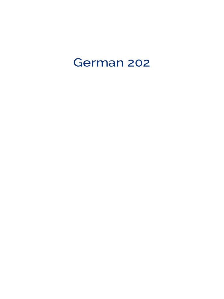 German 202 1699969905 | PDF | Grammatical Gender | Semantic Units