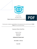 Abdirisack Ali Hassan Isack, Thesis Book Completed, Master Degree