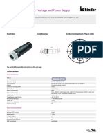 Automation Technology - Voltage and Power Supply: Product Data Sheet