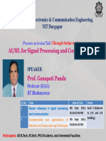 AL ML Signal Procession & Communication Key Note