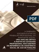 A Dimensão Socioeducativa Do Trabalho Profissional Do Assistente Social Editora UFJF