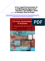 Test Bank For Legal Environment of Business A Managerial Approach: Theory To Practice, 3rd Edition, Sean Melvin Enrique Guerra-Pujol