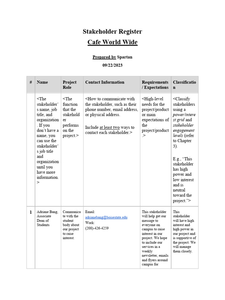 Stakeholder Engagement Plan Pdf Regulatory Compliance Governance