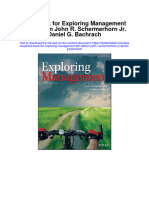 Full Download Test Bank For Exploring Management 6th Edition John R Schermerhorn JR Daniel G Bachrach PDF Free
