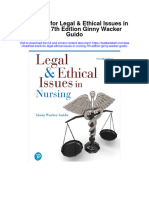 Instant Download Test Bank For Legal Ethical Issues in Nursing 7th Edition Ginny Wacker Guido PDF Ebook