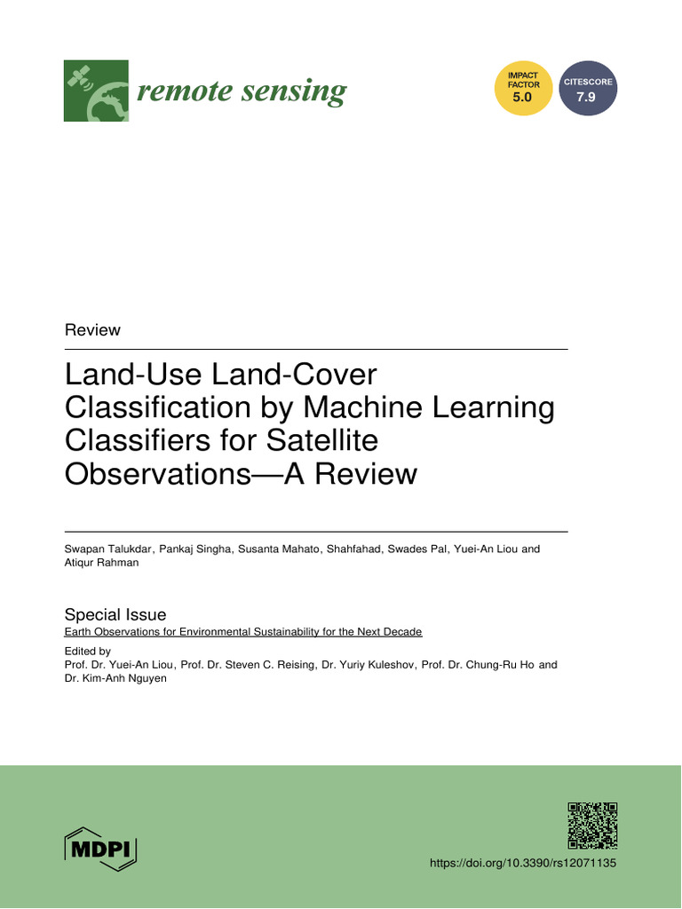 Random Forest in Land Cover Classification | PDF | Support Vector ...