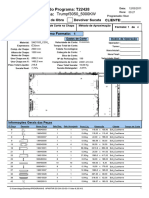 Nome Do Programa: T22428 Máquina: Trumpf3050 - 5000KW: Mão de Obra Devolver Sucata CLIENTE