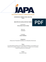 Tarea 1 Los Antecedentes Históricos de La Propiedad Inmobiliaria