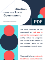 PPG Lesson 10 - Decentralization and The Local Government