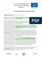 Env - 2014 - (Best Available Technologies-BATs) TRATAMIENTOS POST-DEPURACIÓN Y GESTIÓN DE LODOS