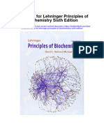 Instant Download Test Bank For Lehninger Principles of Biochemistry Sixth Edition PDF Ebook