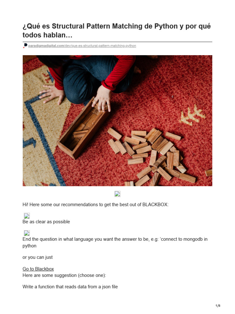 Qué Es Structural Pattern Matching de Python y Por Qué Todos Hablan ...