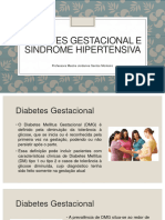 Diabetes Gestacional e Sindrome Hipertensiva