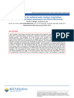 Contaminants at The Sediment-Water Interface Impli