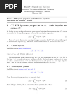 Topic 5 System Properties and Convolution Sum