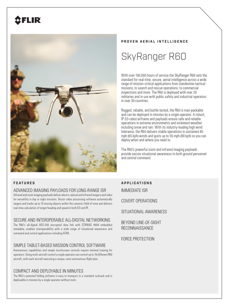 SkyRanger R60 Datasheet US | PDF