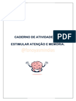 Caderno de Atividade Pra Estimular Atenção e Memória PDF