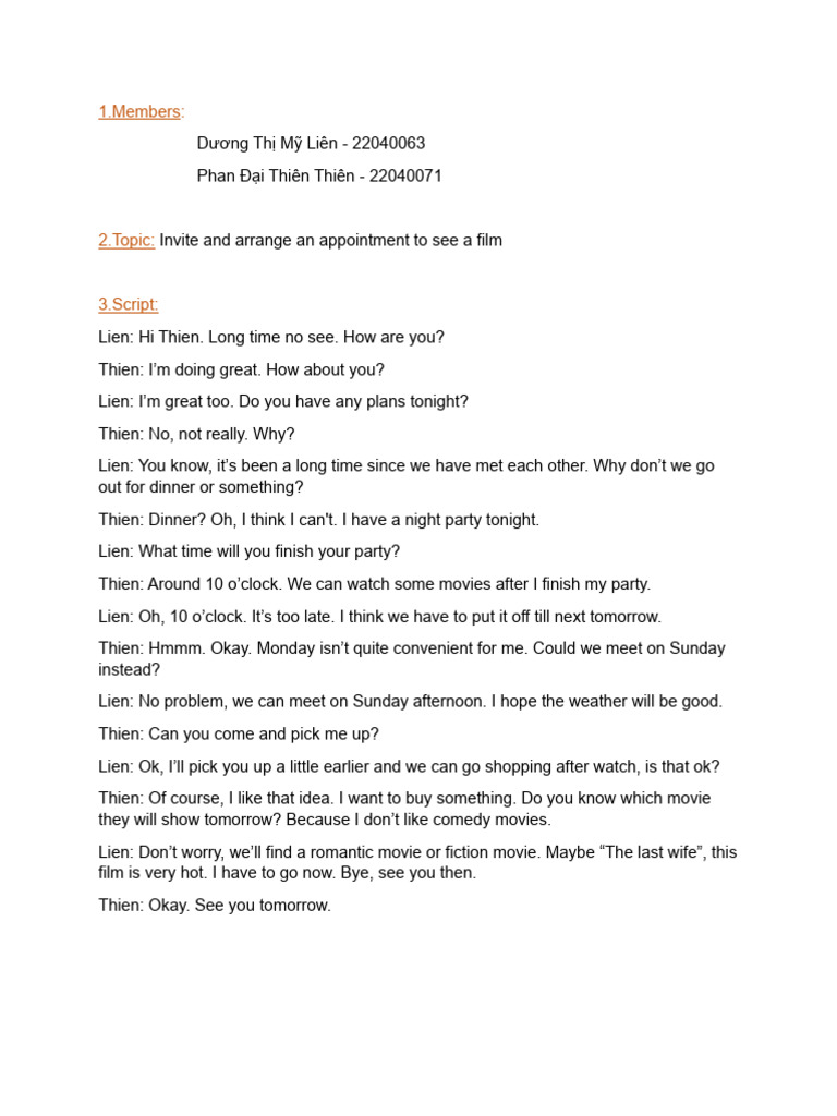 Speaking Test | PDF