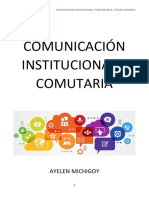 Comunicación Institucional y Comutaria - Apunte