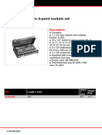 23-Piece 1/2" Metric 6-Point Sockets Set: Description