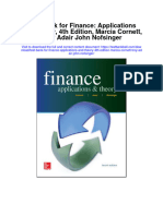 Full Download Test Bank For Finance Applications and Theory 4th Edition Marcia Cornett Troy Adair John Nofsinger PDF Free