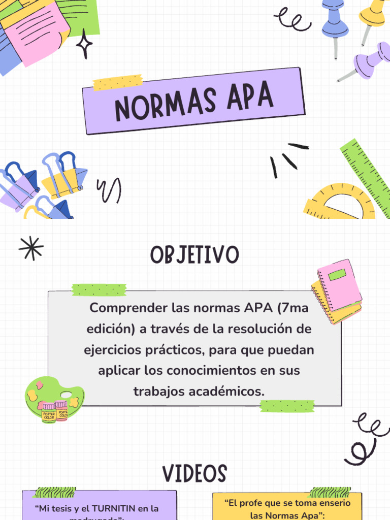 Normas APA 7: Guía Práctica y Objetivos | PDF | Citación | Caso de carta
