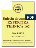 Buletin Doc. Expertiza Tehnica Nr. 162 Trim IV DECEMBRIE 2022