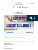 ESCRITOS LIBRES - EducaPris - Mediffairs - Expertos en Asuntos Regulatorios, Médicos, Salud y COFEPRIS