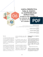 Nueva Perspectiva para El Diseño: La Sostenibilidad Estructural