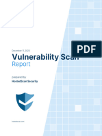 Vulnerability Scan: Prepared by