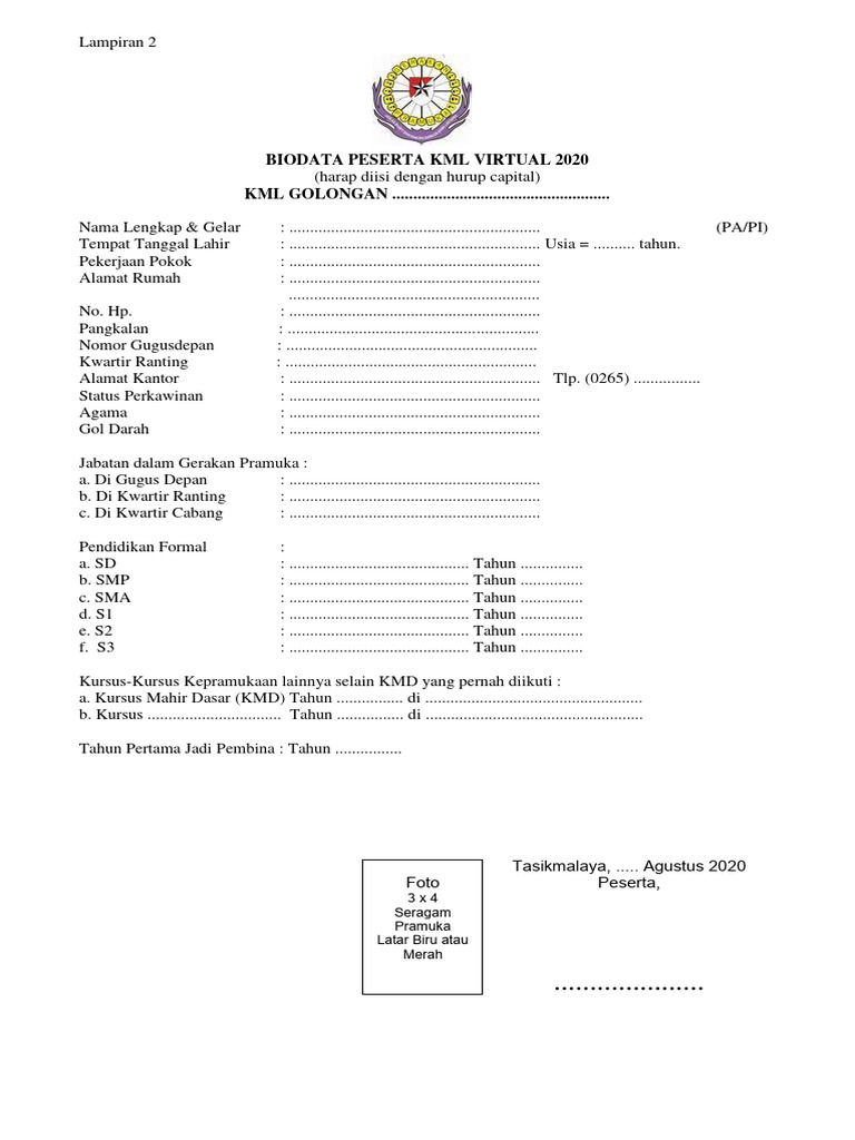 Formulir KML | PDF