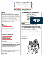 Boletin y Avisos Parroquial - 14 de Enero 2024