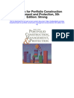 Instant Download Test Bank For Portfolio Construction Management and Protection 5th Edition Strong PDF Full