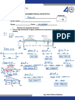 EXAMEN II PARCIAL ESTÁTICA 2023-1 Resuelto