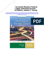 Instant Download Test Bank For South Western Federal Taxation 2020 Individual Income Taxes 43rd Edition James C Young PDF Scribd